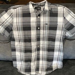 Hurley Short Sleeve Button Shirt, Size L, Perfect Condition, Like New!